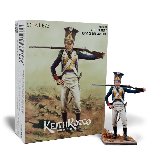 Scale75 4th Regiment Duchy of Warsaw figurka 75mm nenabarvená resin