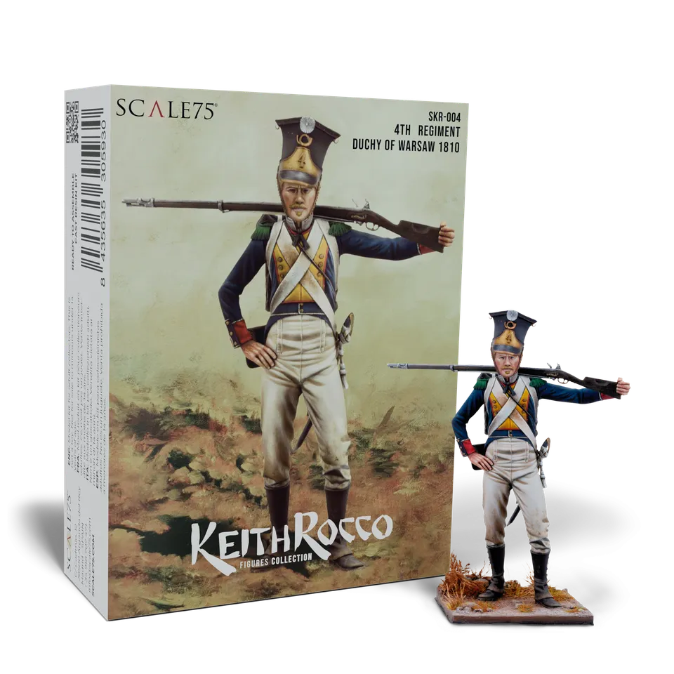 Scale75 4th Regiment Duchy of Warsaw figurka 75mm nenabarvená resin