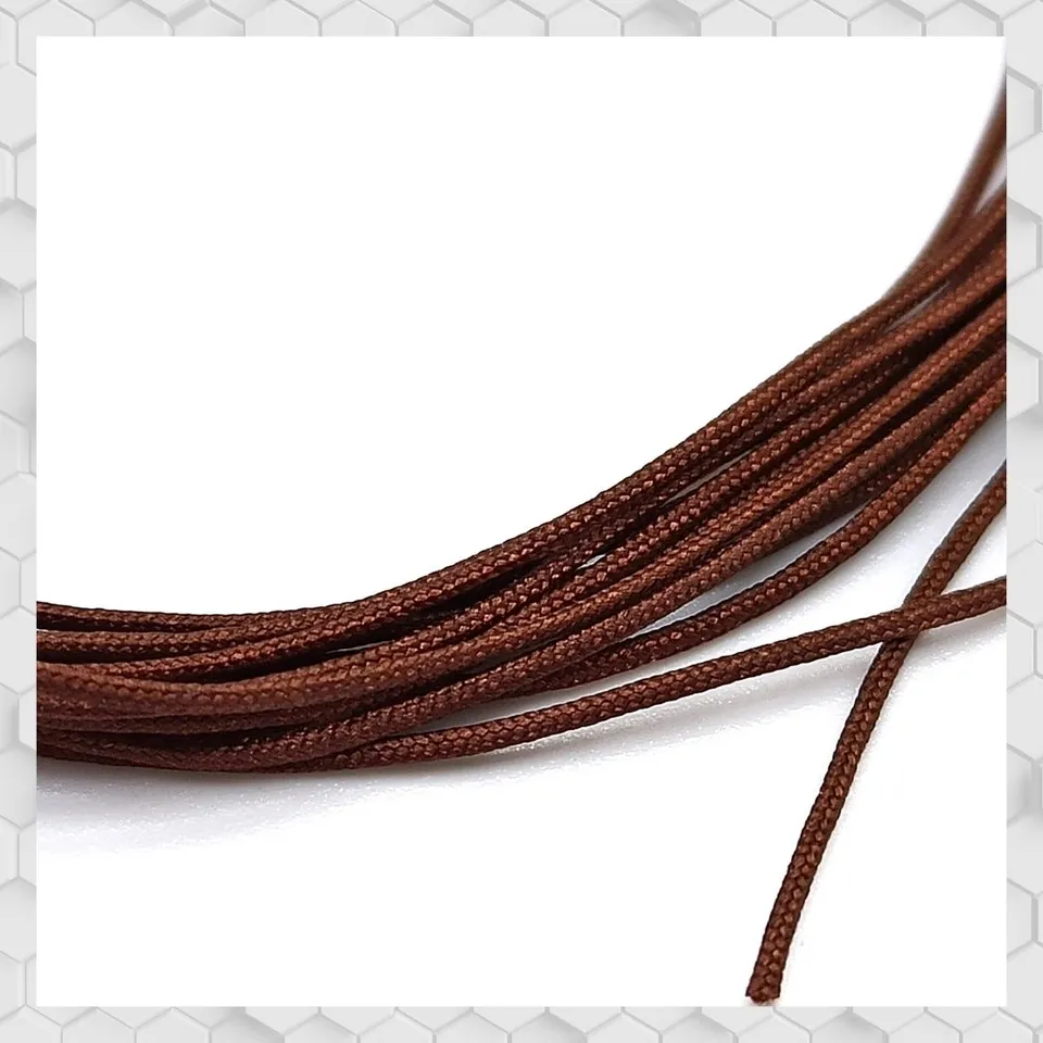 Yamamoto Model Parts Braided Hose hadice 0,6 mm 2 m hnědá