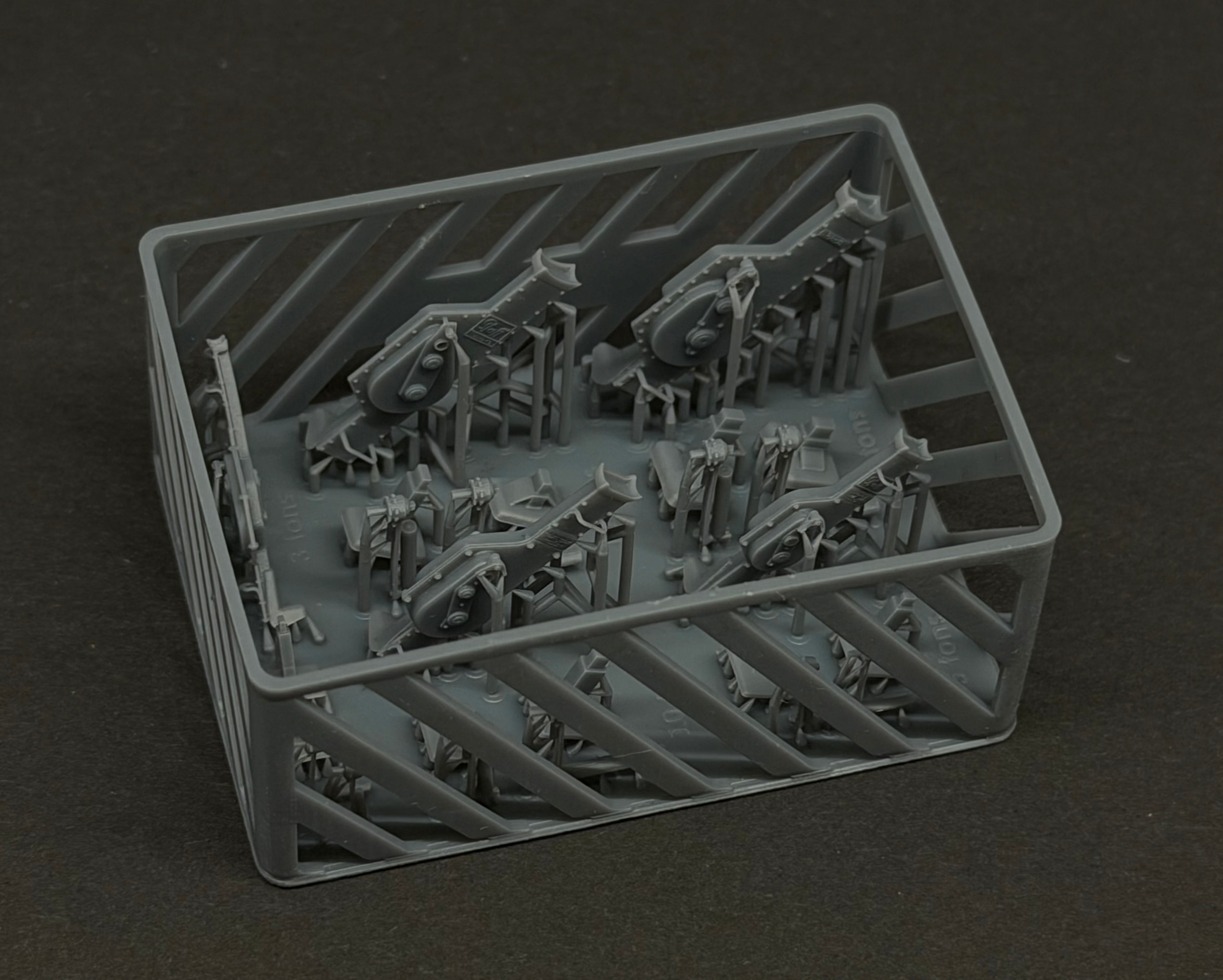 Rado Miniatures RDM35S40 německé hevery sada 1/35 5 kusů