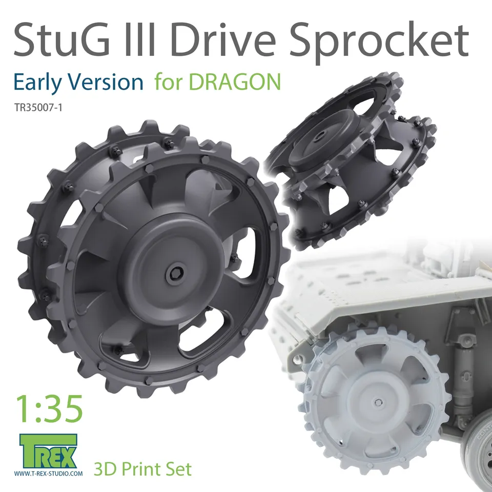 T-Rex Studio TR35007 hnací kola StuG III 1/35 Dragon