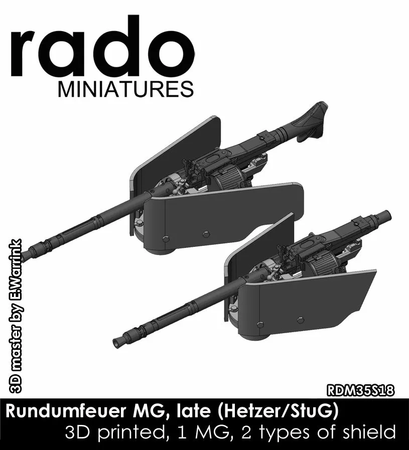 Rado Miniatures RDM35S18 kulomet MG 34 1/35 Hetzer StuG