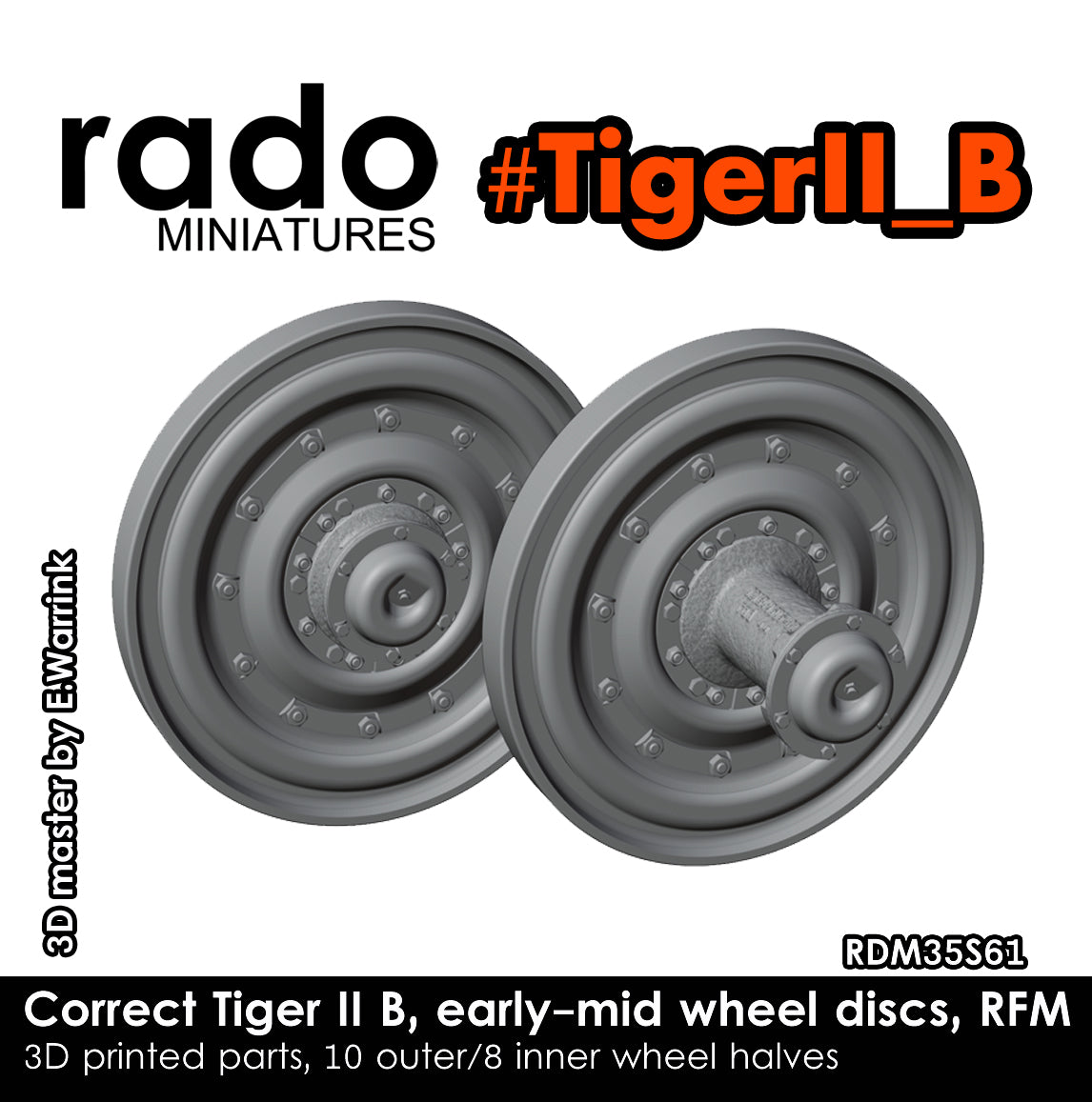 Rado Miniatures RDM35S61 King Tiger kola 1/35 RFM