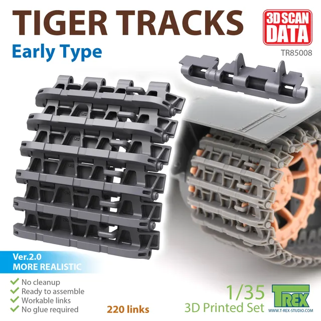 T-Rex Studio TR85008 pásy Tiger early 1/35 Ver.2.0