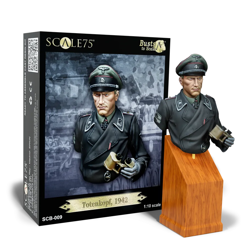 Scale75 Totenkopf 1942 resinová busta 1/10 nenabarvená