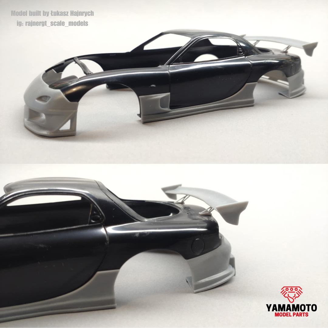 Yamamoto Veilside D1-GT Mazda RX-7 transkit 1/24 Tamiya