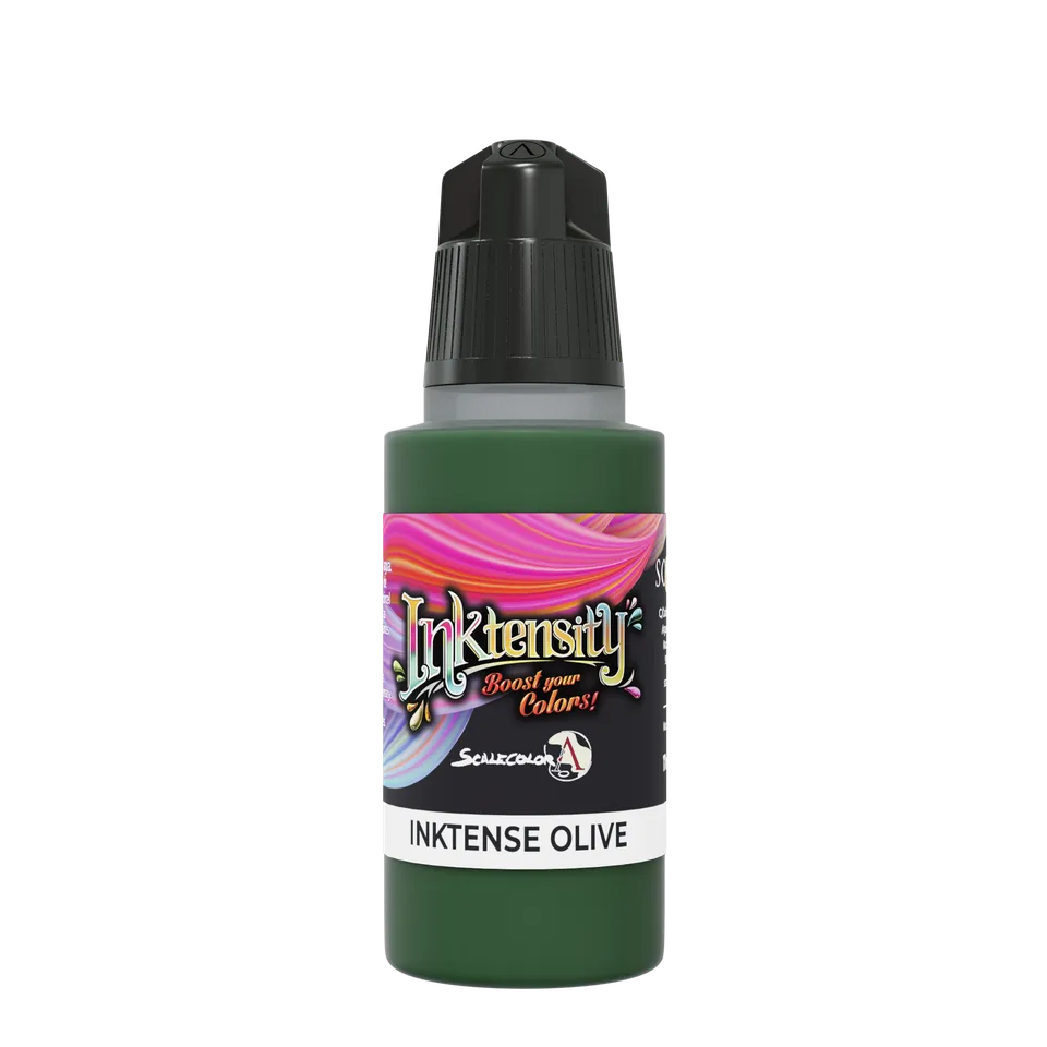 Scale75 Inktensity Olive akrylový inkoust 17 ml matný