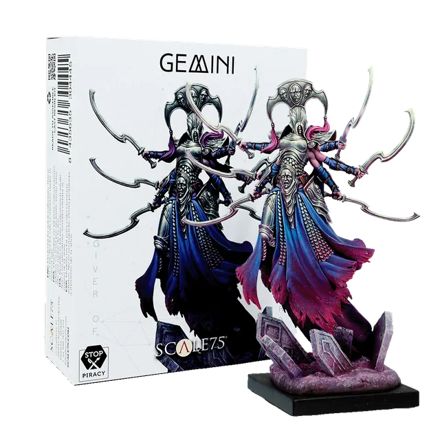 Scale75 Zodiac Gemini resinová figurka nenabarvená znamení