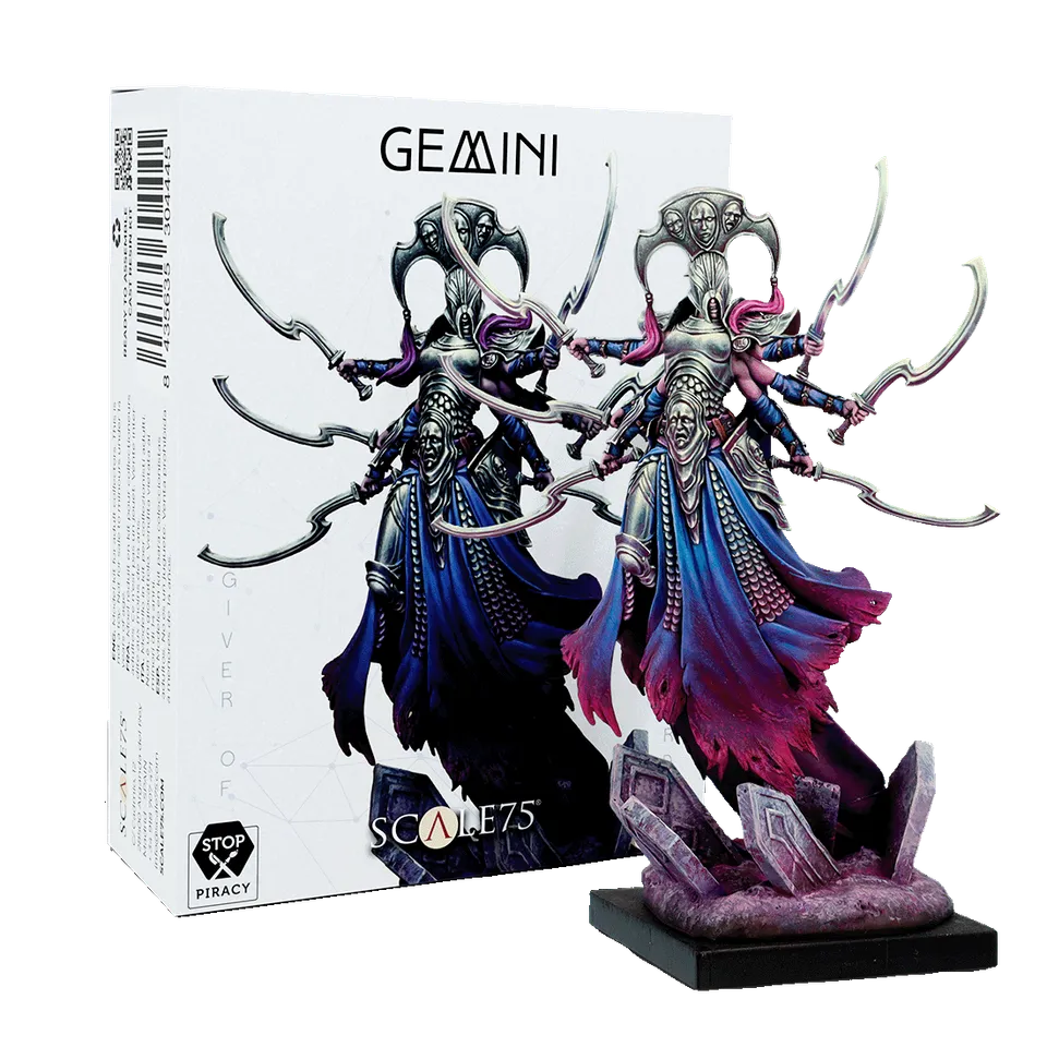 Scale75 Zodiac Gemini resinová figurka nenabarvená znamení