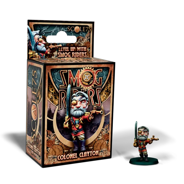Scale75 Smog Riders Colonel Clayton figurka 35 mm chibi