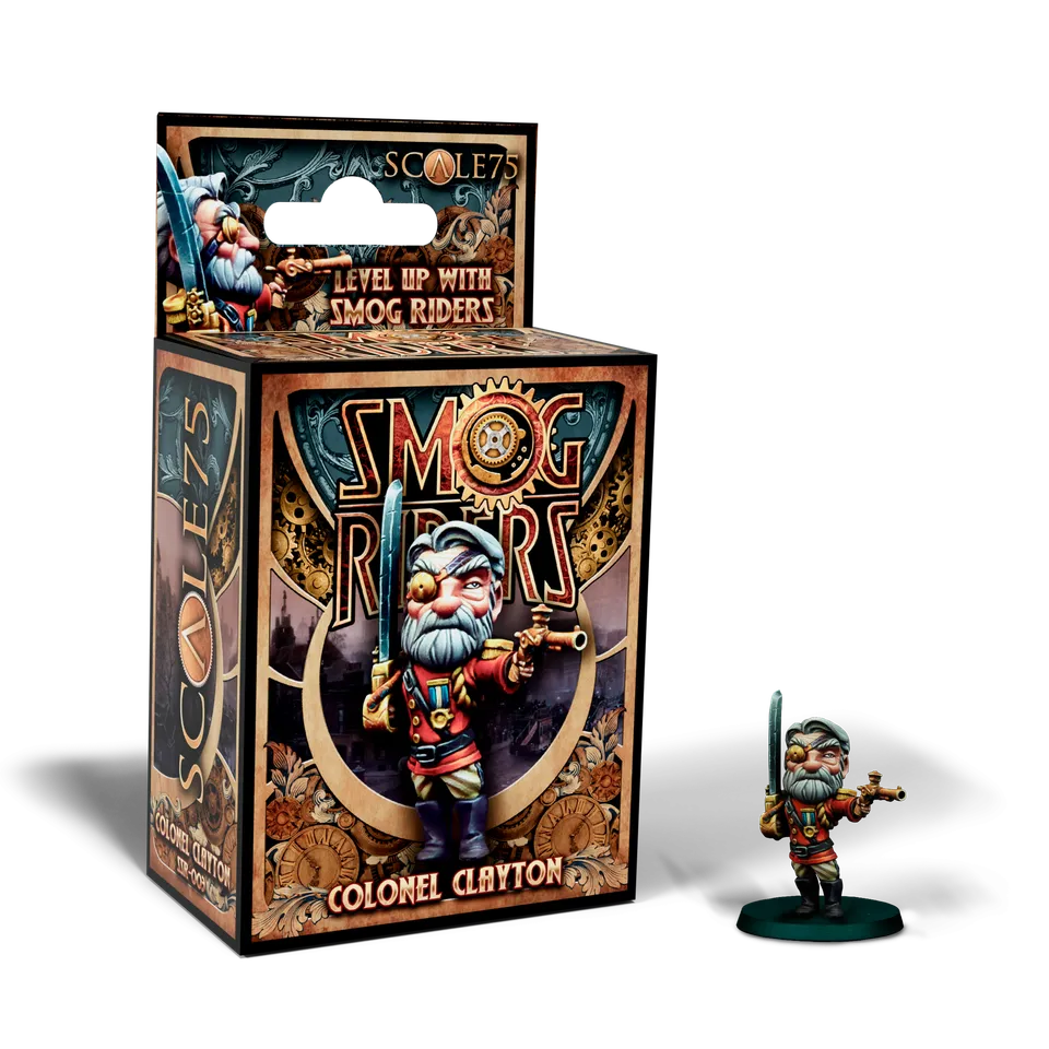 Scale75 Smog Riders Colonel Clayton figurka 35 mm chibi