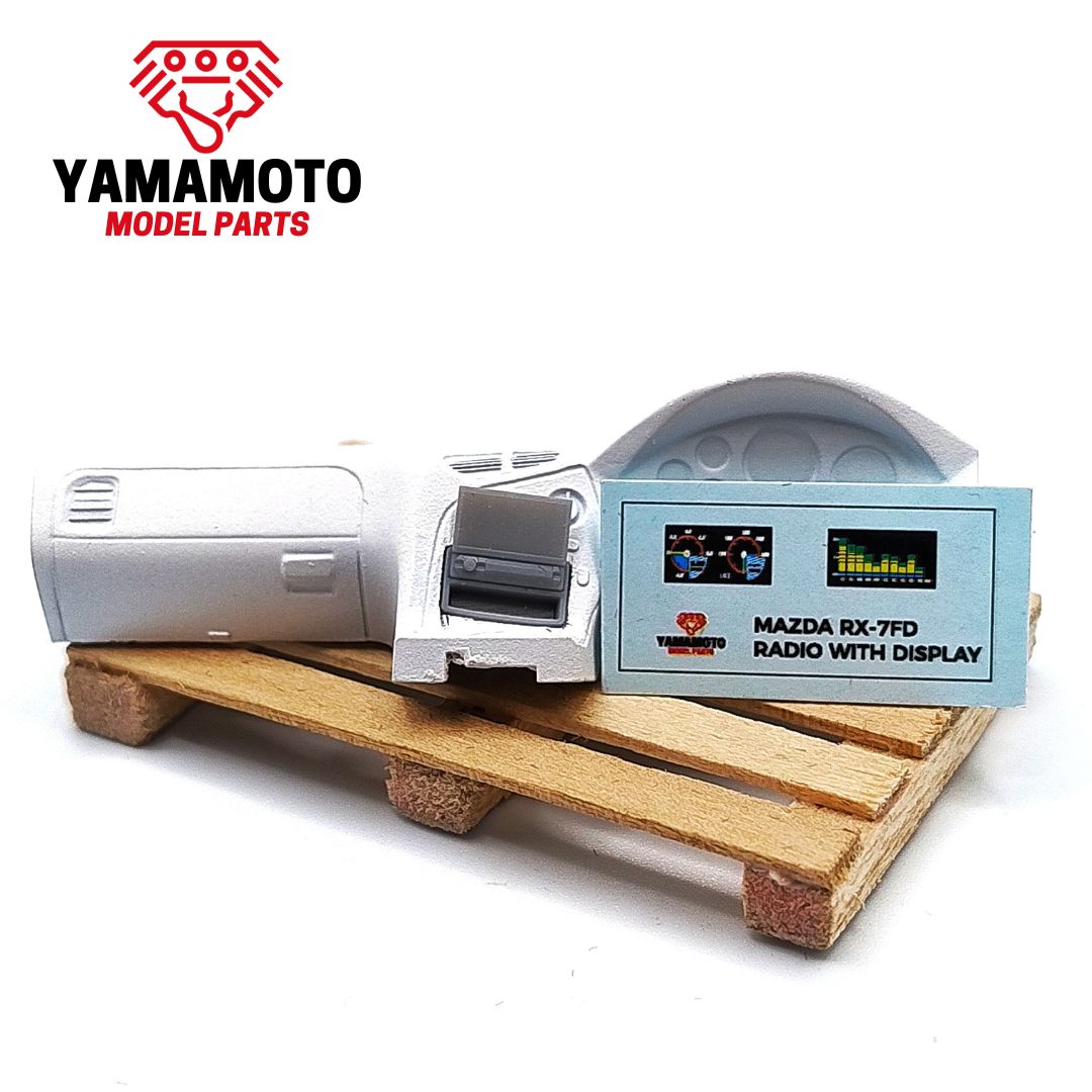 Yamamoto Model Parts Radio 1 DIN rádio pro Tamiya 24116