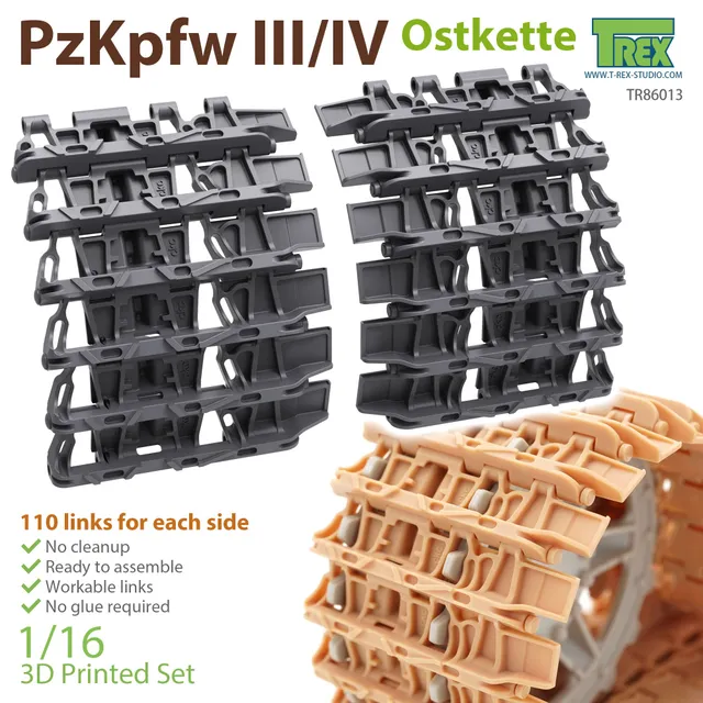 T-Rex Studio TR86013 Ostkette pásy 1/16 PzKpfw III/IV