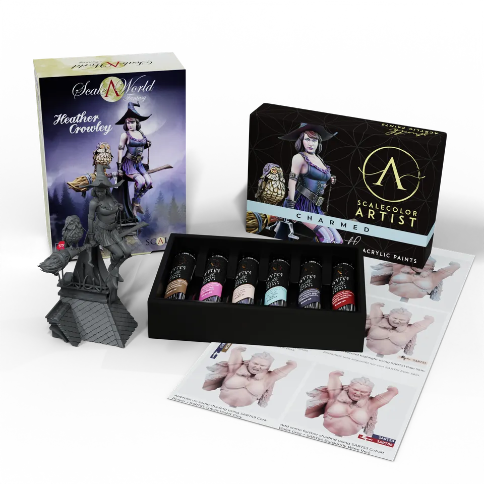 Scale75 Charmed Heather Crowley pack sada barev s figurkou