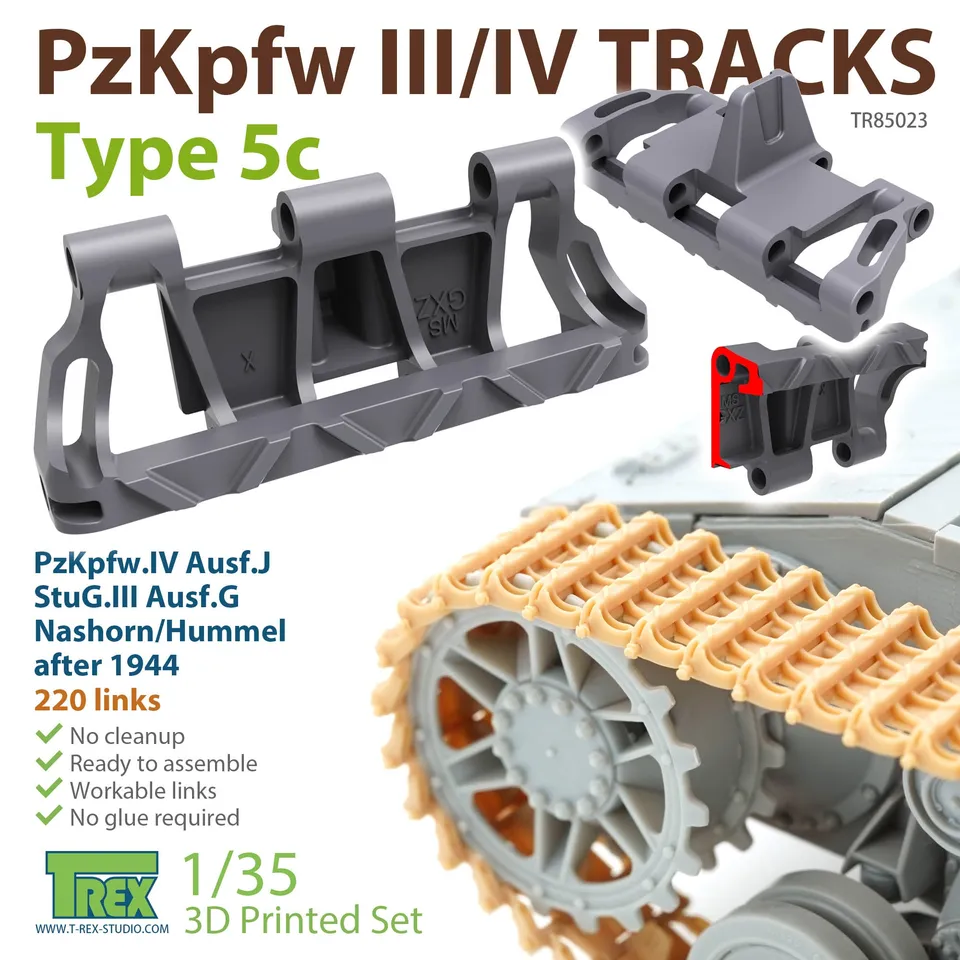 T-Rex Studio TR85023 pásy 1/35 PzKpfw III/IV Type 5c