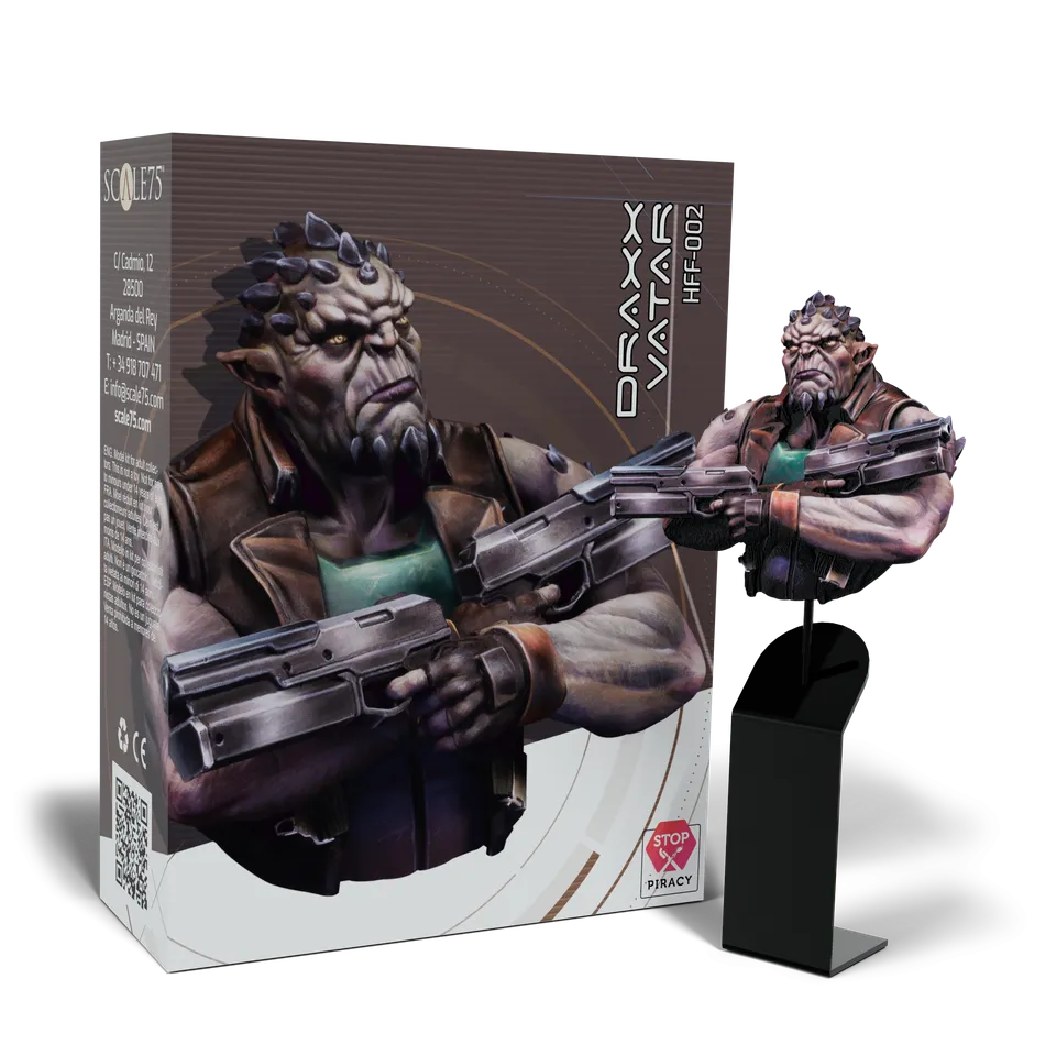 Scale75 Draxx Vatar busta 1/12 resin sci-fi nenabarvená