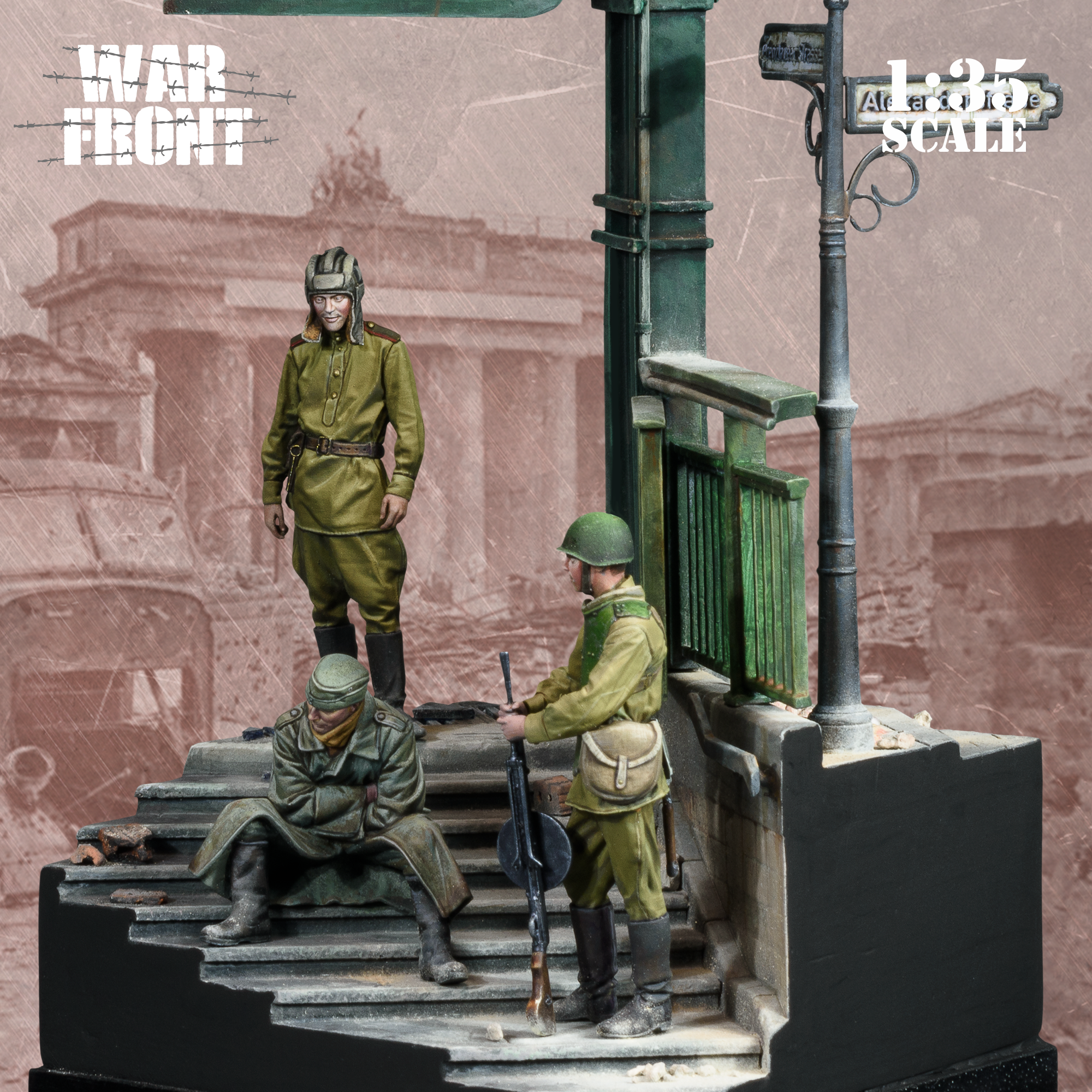Scale75 Warfront Downfall Berlin 1945 figurka 1/35 resinová