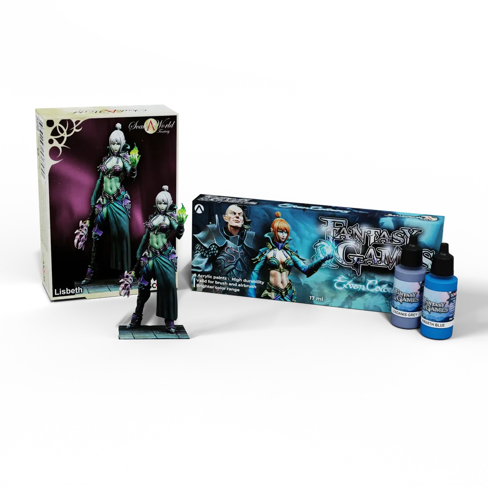Scale75 Elven Colours Lisbeth sada barev s figurkou