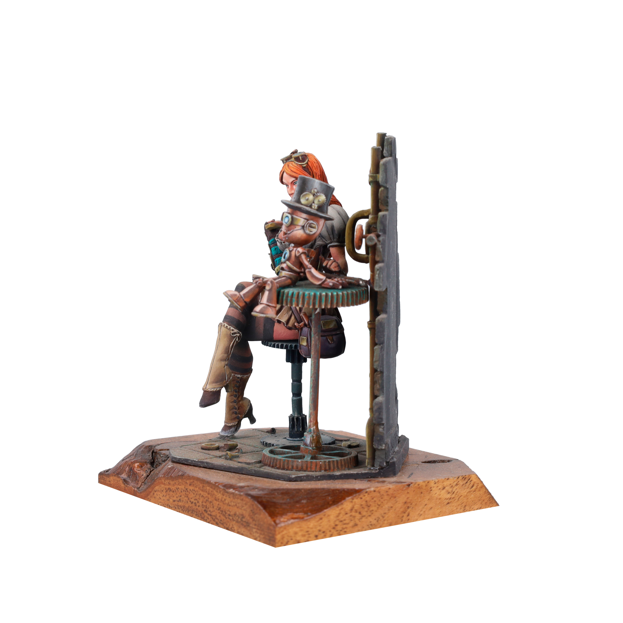 Scale75 Steam Wars Ilsa s mech lab figurka 75 mm resinová