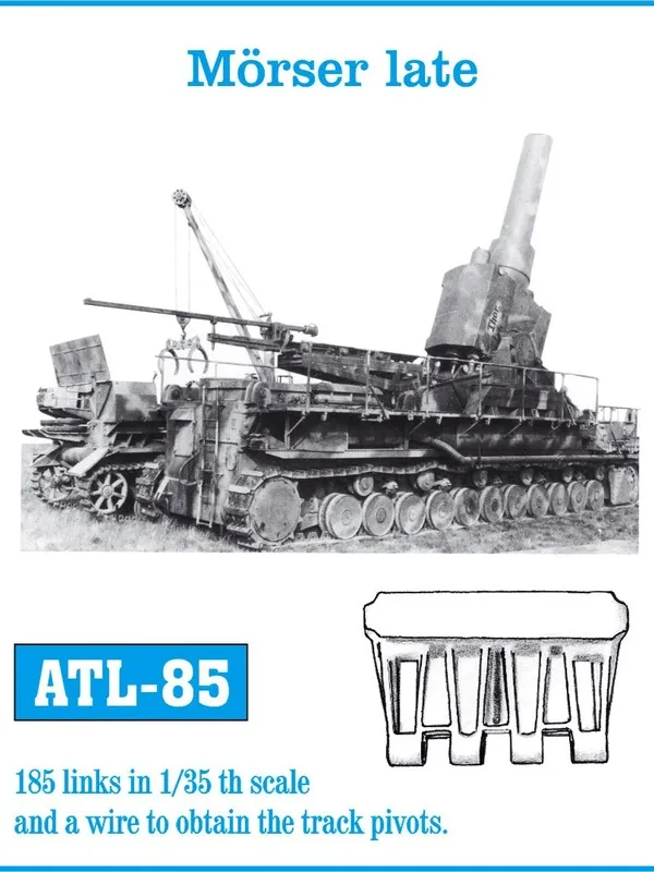 Friulmodel ATL-085 Mörser late kovové pásy 1/35 185 článků