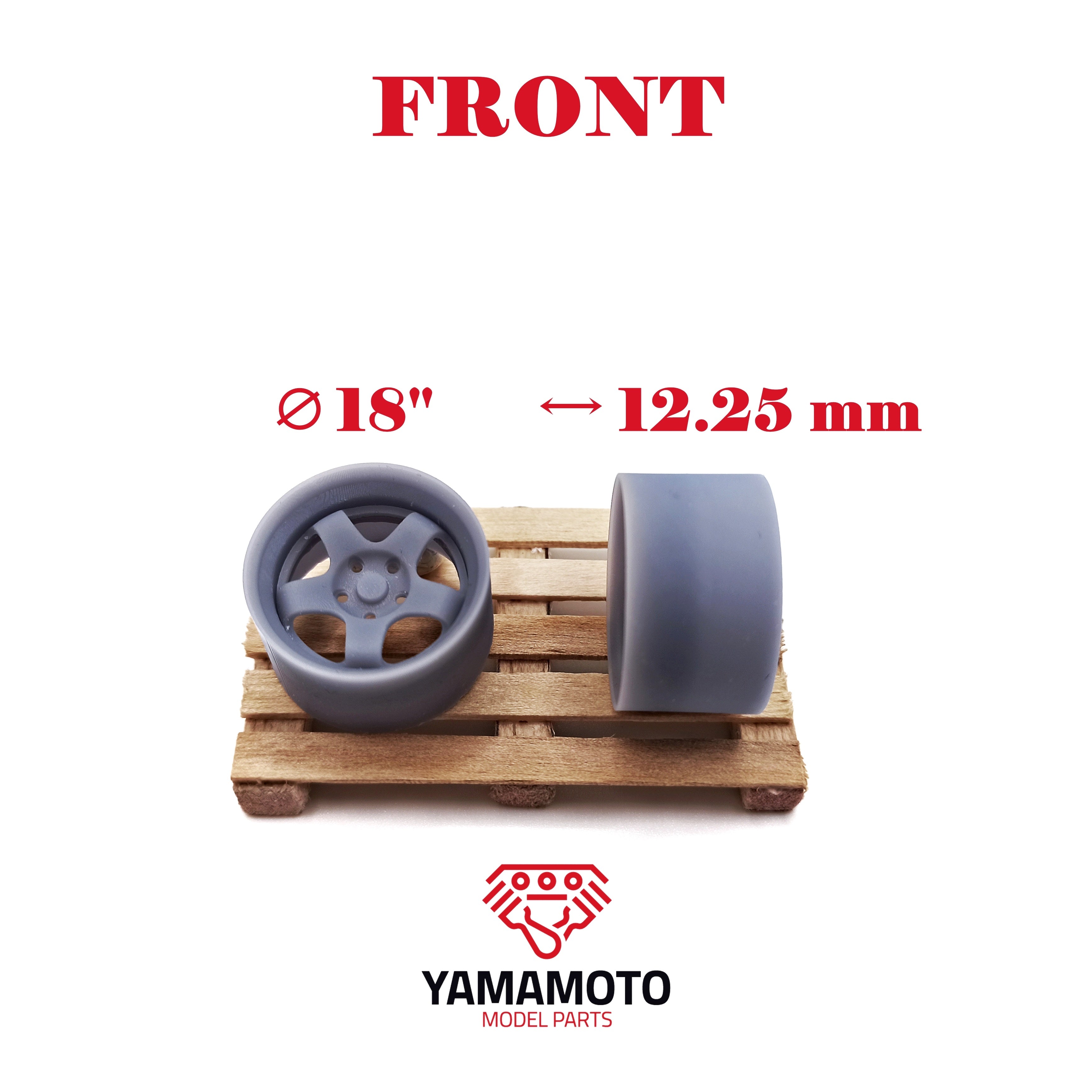 Yamamoto Work S1 2P 18 kola pro model 5 děr 3D tisk
