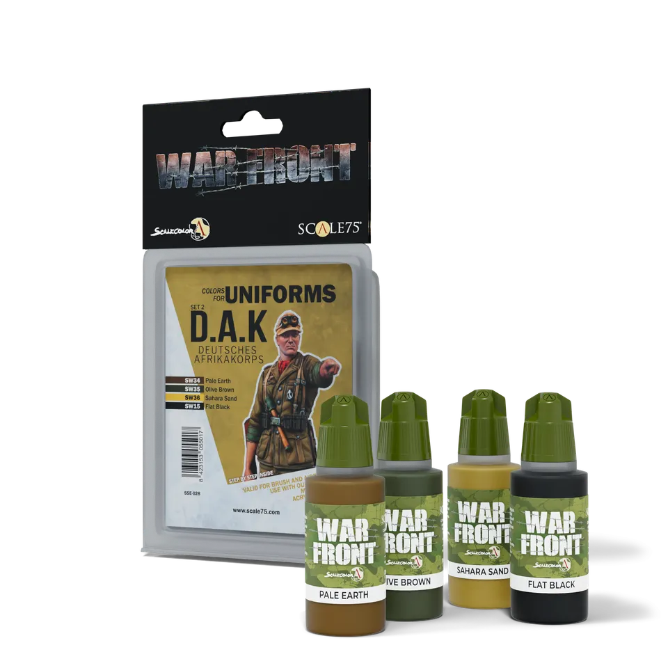 Scale75 Warfront Dak Set 2 sada barev 4 ks matné