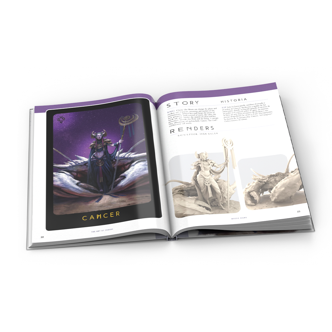 Scale75 Zodiac The Art of Mystic Signs kniha 100 stran