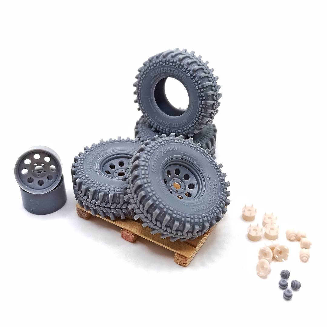 Yamamoto Model Parts Extreme Off-Road Tyres kola s disky