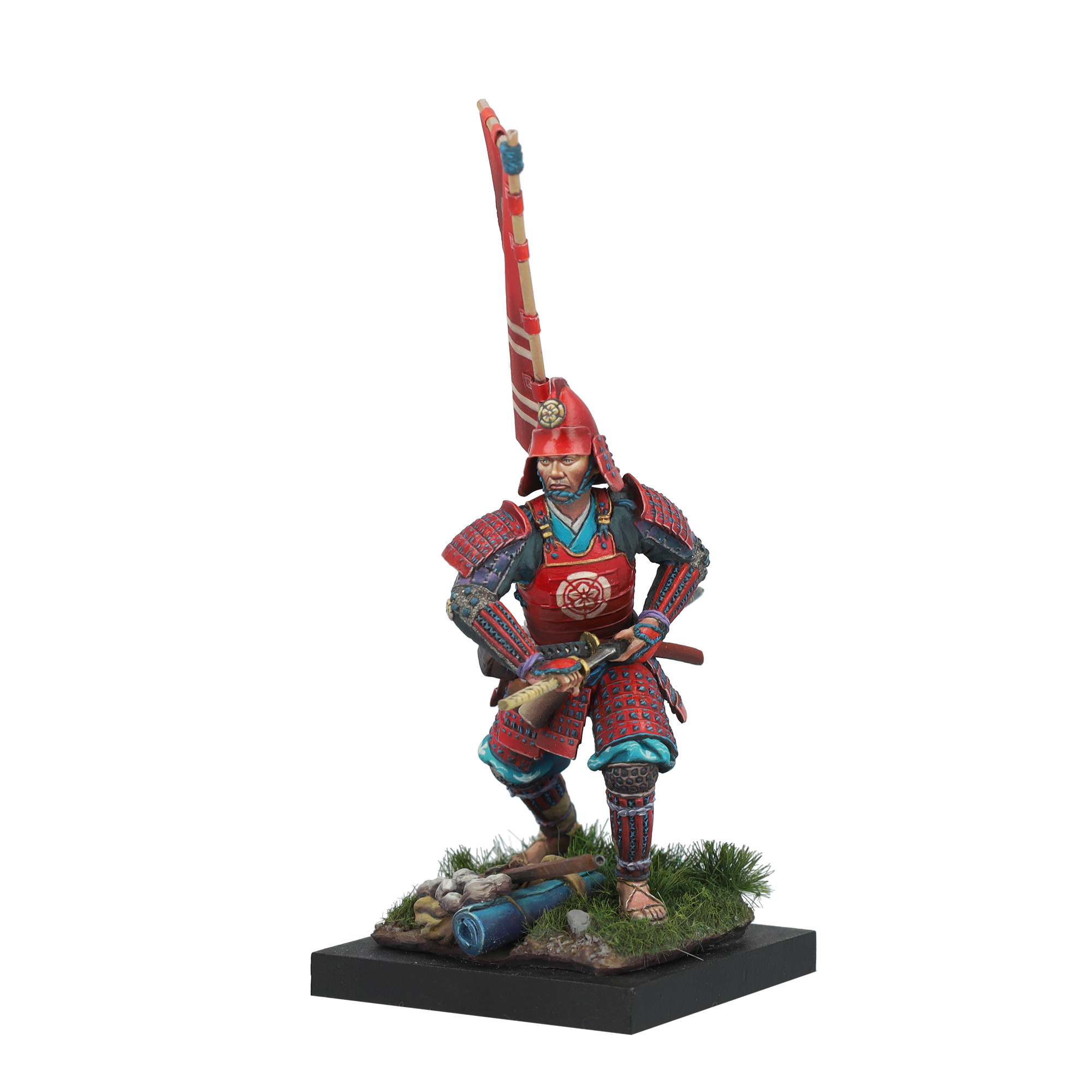 Scale75 Nobunaga Warrior figurka 75 mm kov nenabarvená
