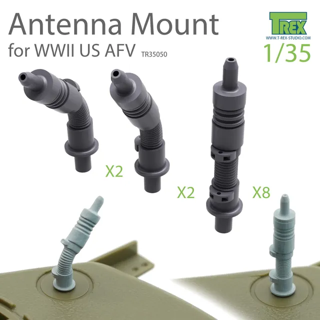 T-Rex Studio TR35050 anténní držáky 1/35 US AFV sada