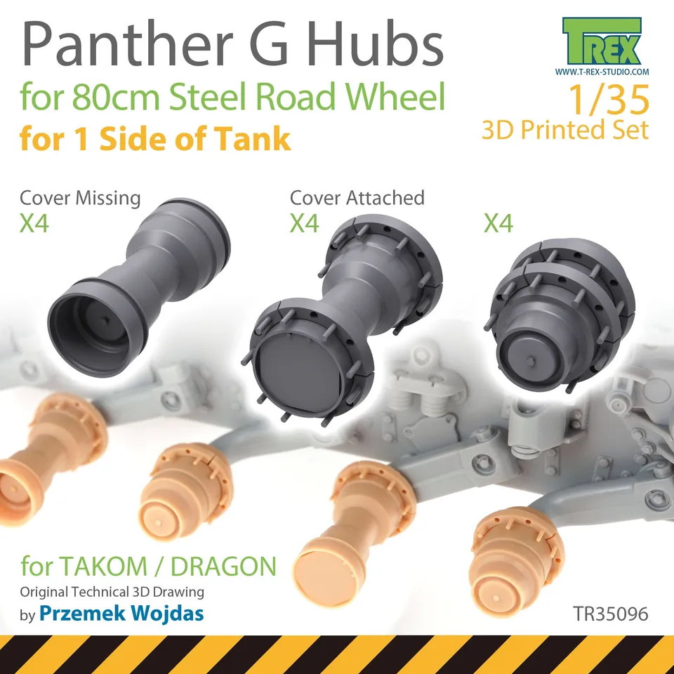 T-Rex Studio TR35096 Panther G náboje kol 1/35 ocelová