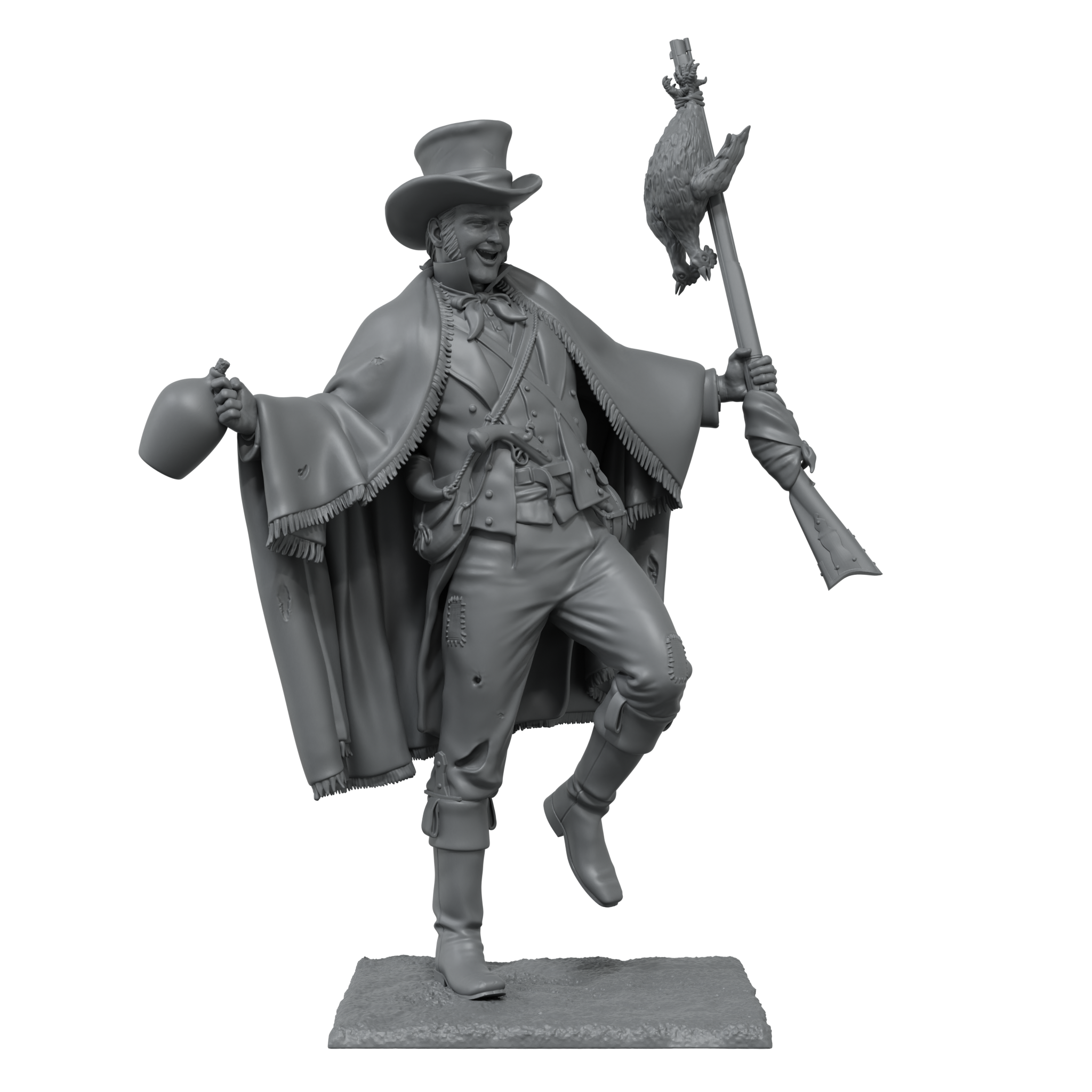 Scale75 Mississippi Volunteer 1835 figurka 75mm nenabarvená