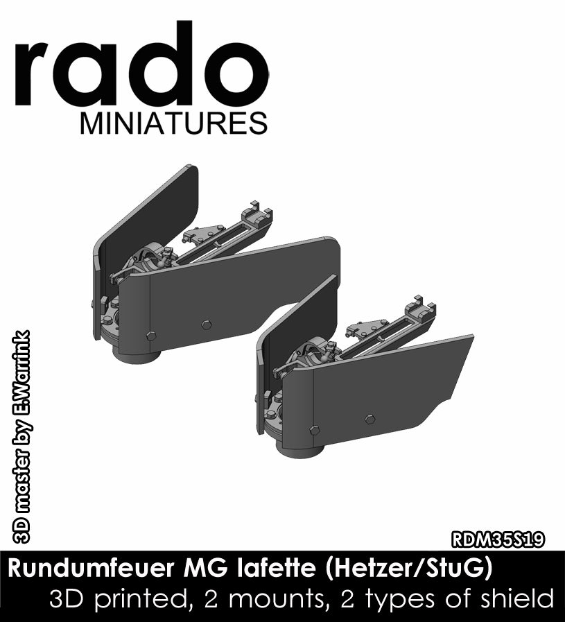 Rado Miniatures RDM35S19 držák kulometu 1/35 Hetzer