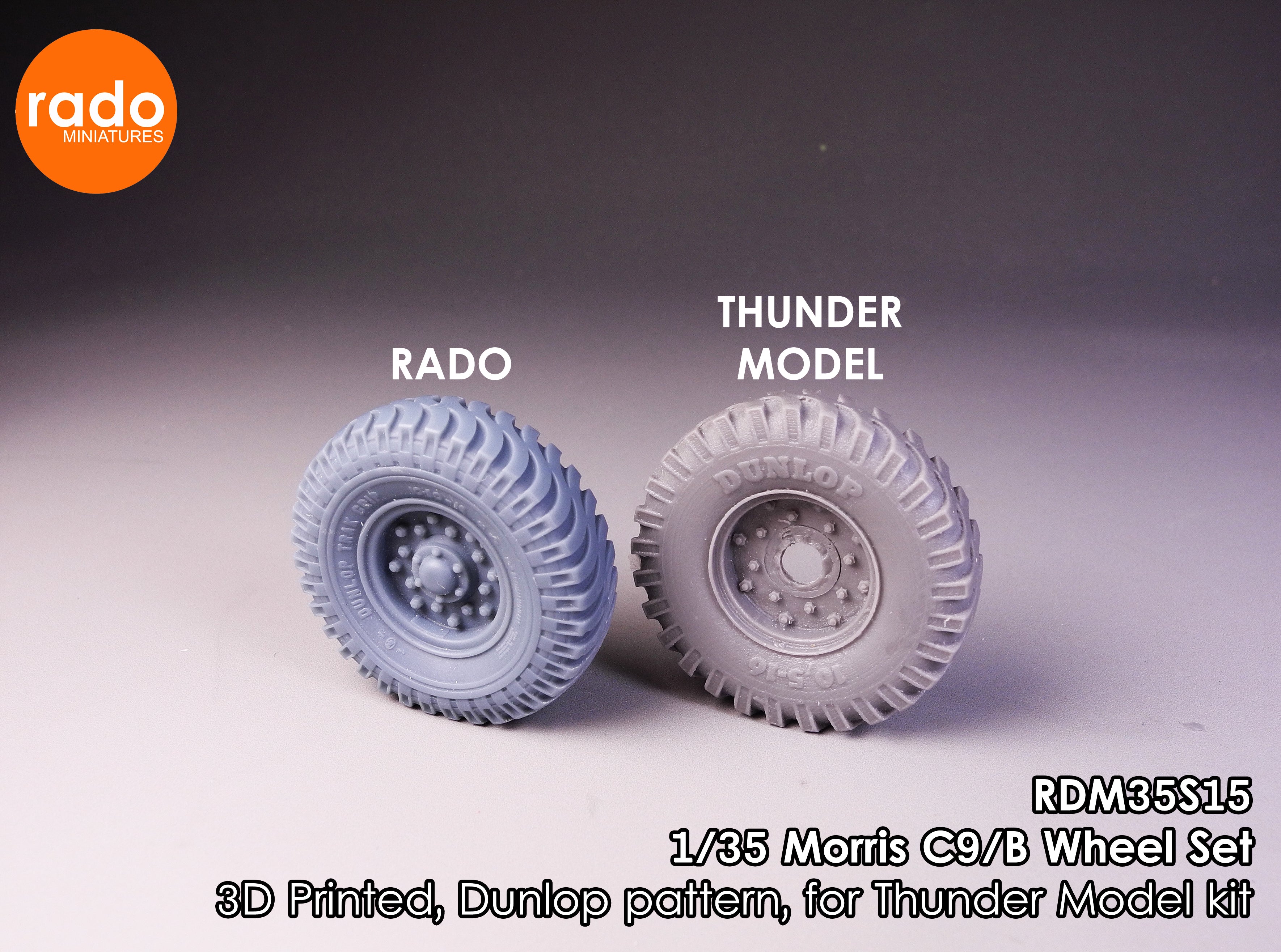 Rado Miniatures RDM35S15 kola Morris C9/B 1/35
