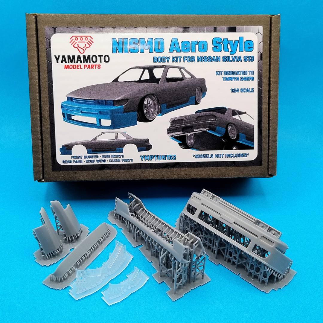 Yamamoto Model Parts Nismo Silvia S13 body kit 1/24 Tamiya