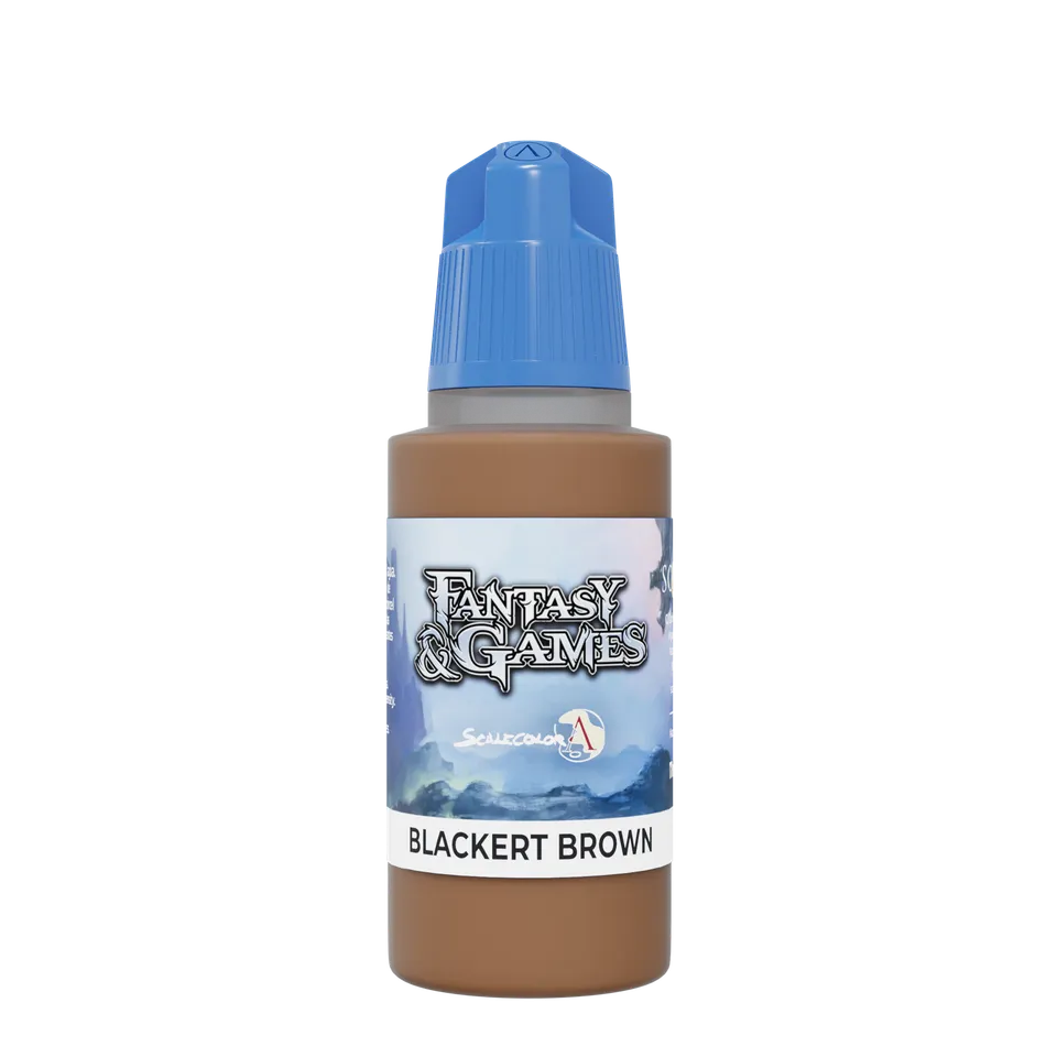 Scale75 Blackert Brown akrylová barva 17 ml saténová