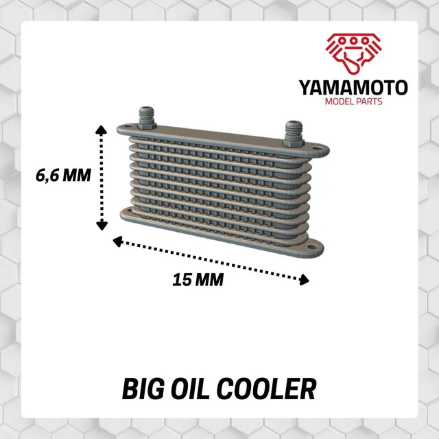 Yamamoto Model Parts Big Oil Cooler resinový doplněk