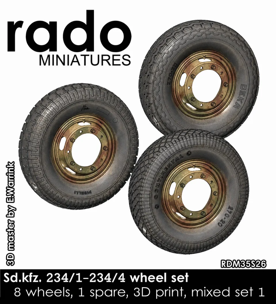 Rado Miniatures RDM35S26 kola Sd.Kfz.234 1/35