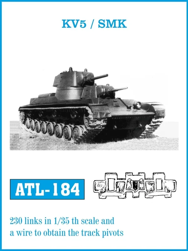 Friulmodel ATL-184 KV-5 SMK kovové pásy 1/35