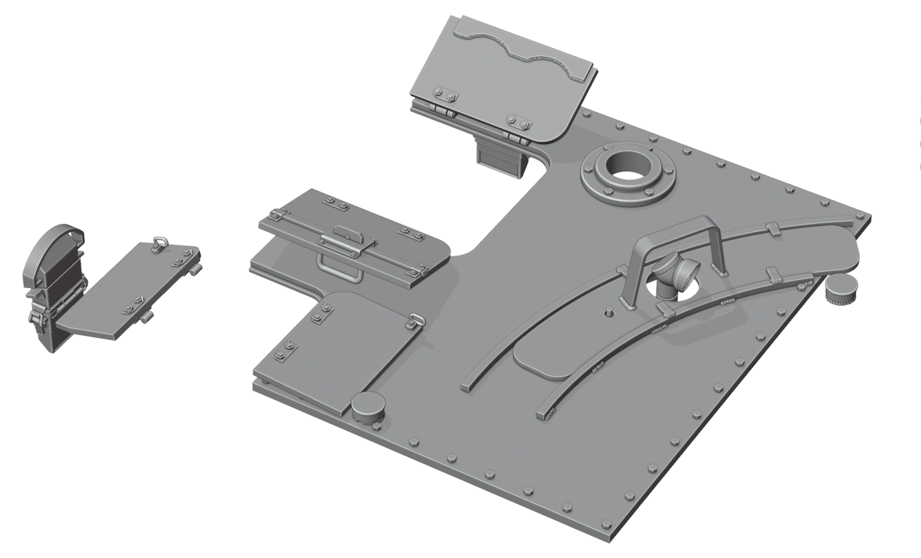 Rado Miniatures 35S108 střecha Hetzer 1/35 Takom