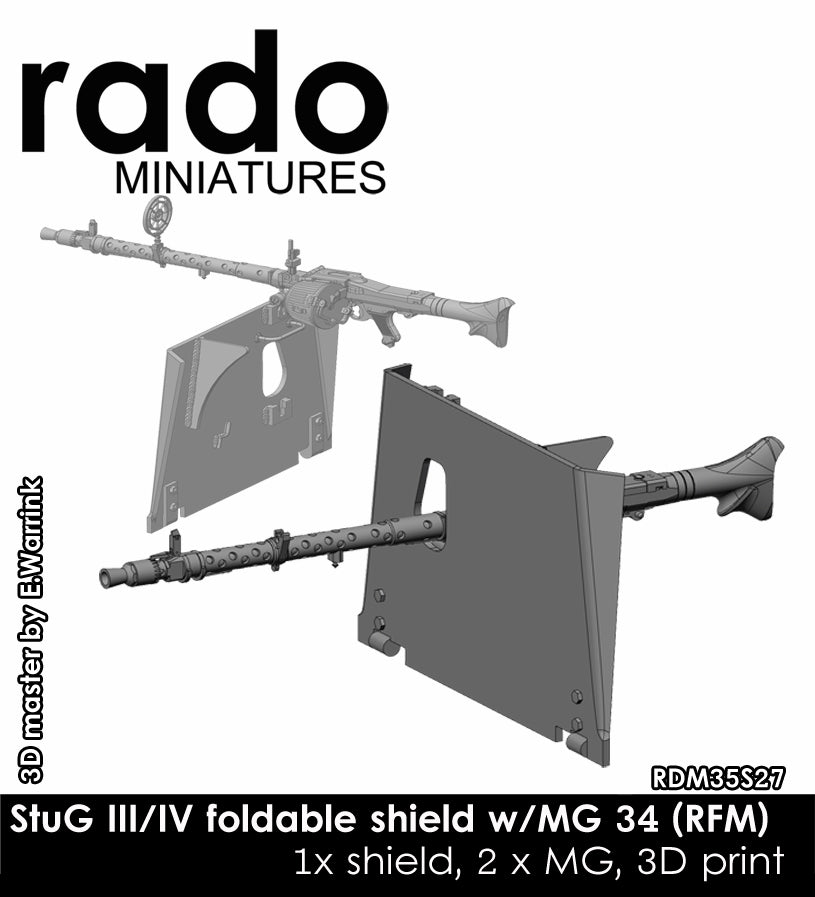 Rado Miniatures RDM35S27 doplněk štít StuG 1/35
