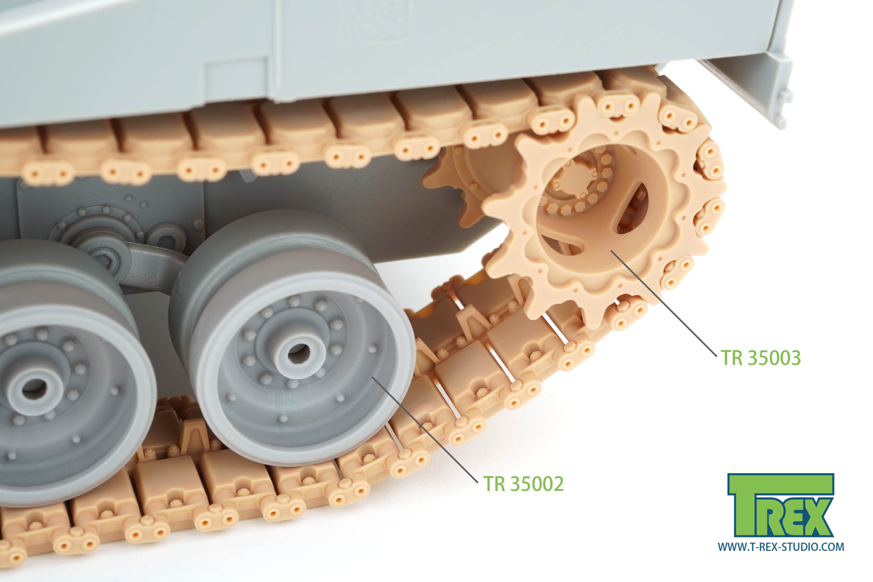 T-Rex Studio TR85047 pásy T-158 M1A1 Abrams 1/35 kovové čepy