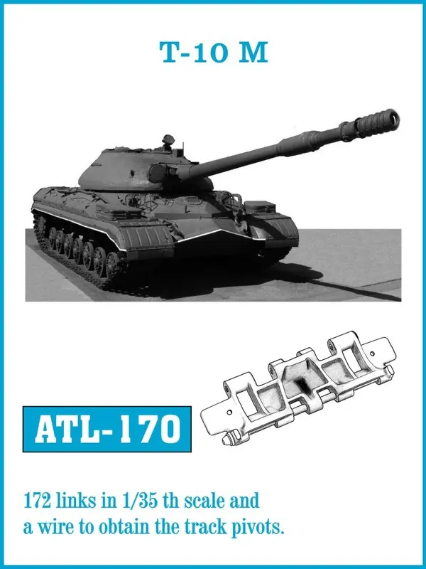 Friulmodel ATL-170 T-10M kovové pásy 1/35