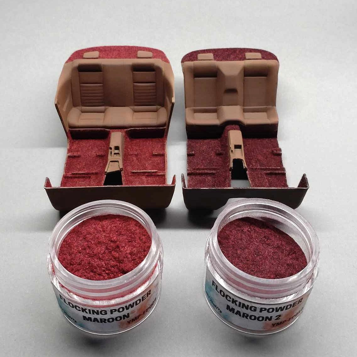 Yamamoto Flock Maroon 2 modelářský posyp viskózový