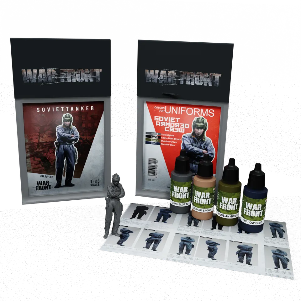 Scale75 Pack Soviet Armored Crew + Soviet Tanker sada