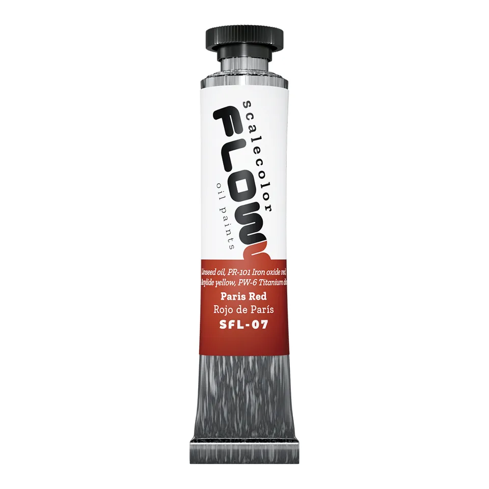Scale75 Paris Red olejová barva 20ml matná