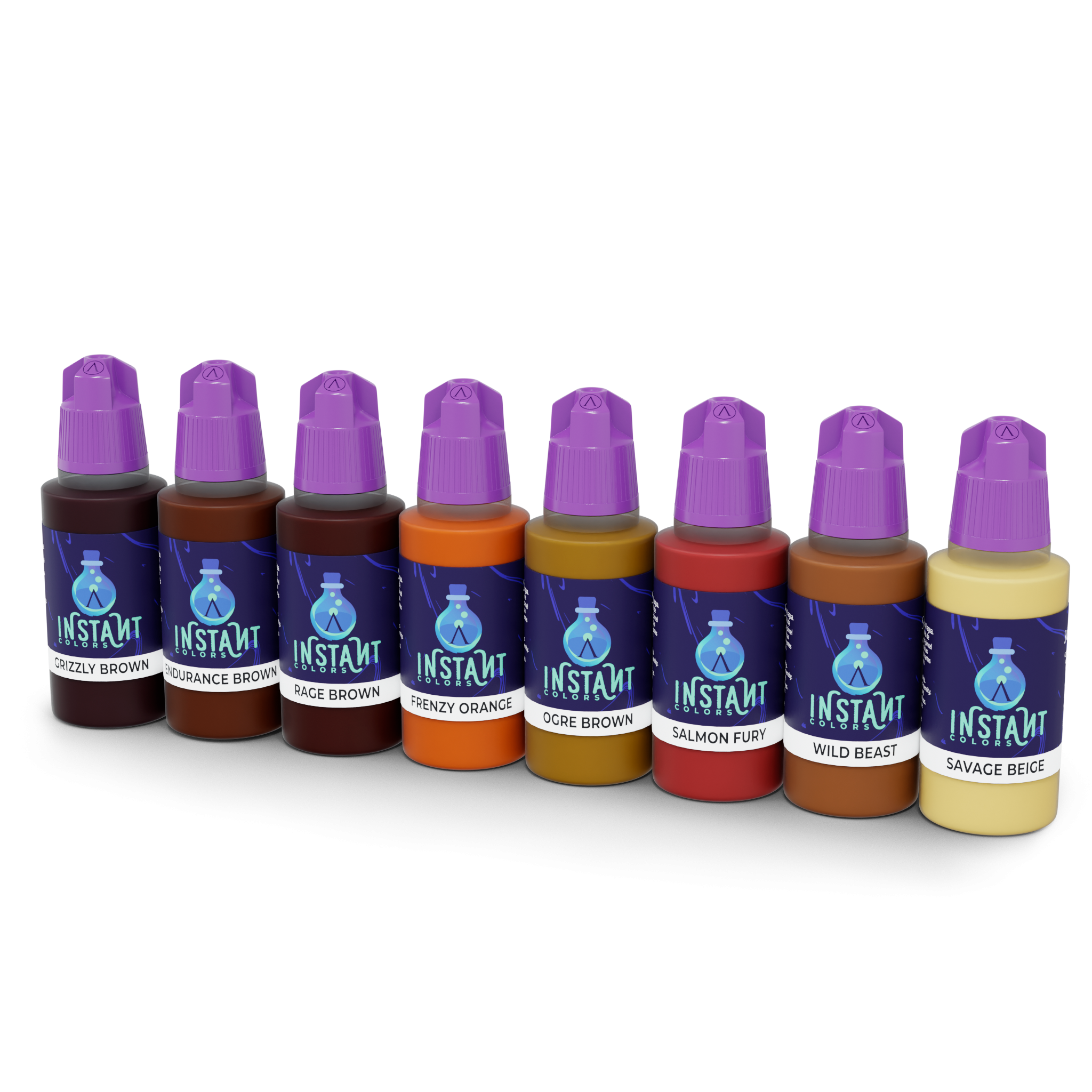 Scale75 Instant Colors Berserk Potions sada barev hnědé