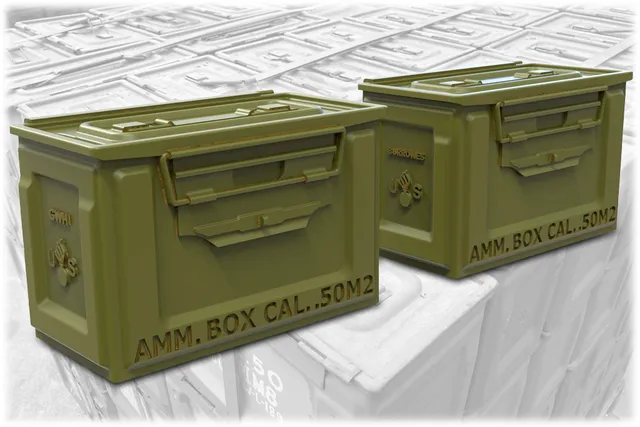Fury Models 35264 bedny na munici M2 6ks 1:35