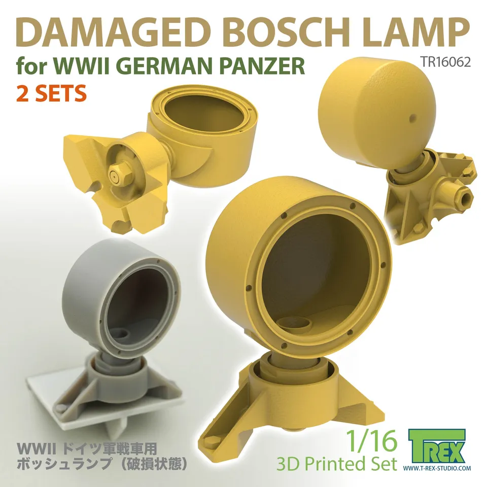 T-Rex Studio TR16062 světla Bosch 1/16 poškozená Wehrmacht