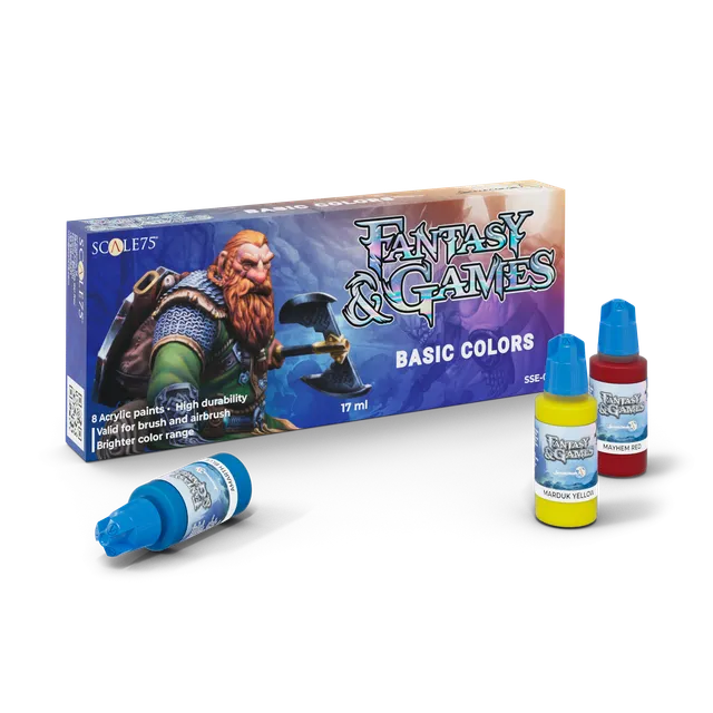 Scale75 Fantasy & Games Basic Colors sada barev na miniatury